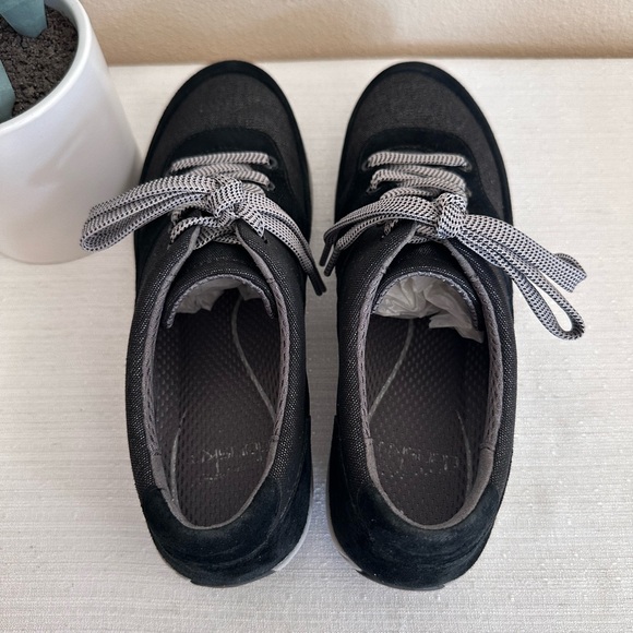 Dansko Hayden Black Leather Metalic Lace Up Casual Sneakers Women’s EU39 US8.5-9 - Picture 6 of 14